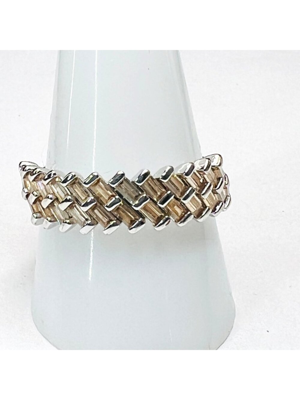 Ring Bomb Party Ring, size 10, gold zig zag design, fashion jewelry,